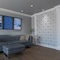 Ekena Millwork Extra Small Lockhart Decorative Fretwork Wall Pnls in Architectural PVC, 12 5/8"W x 7 3/8"H x 3/8"T WALP08X08LKH - alternate 2